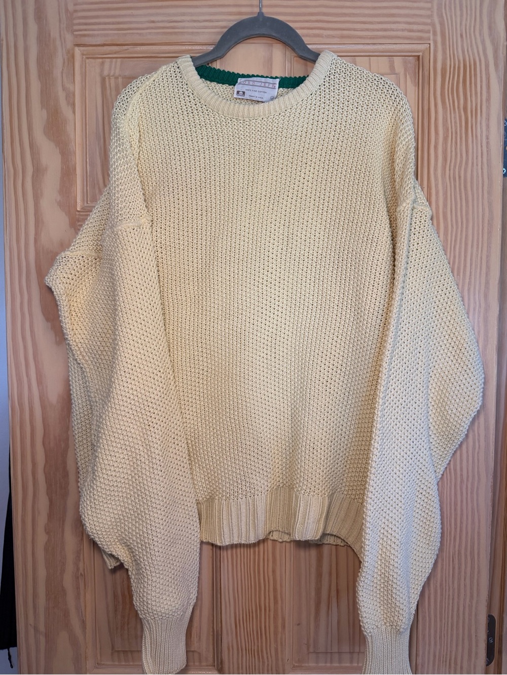 Casual Lightweight Knit Sweater - Pale butter Yellow